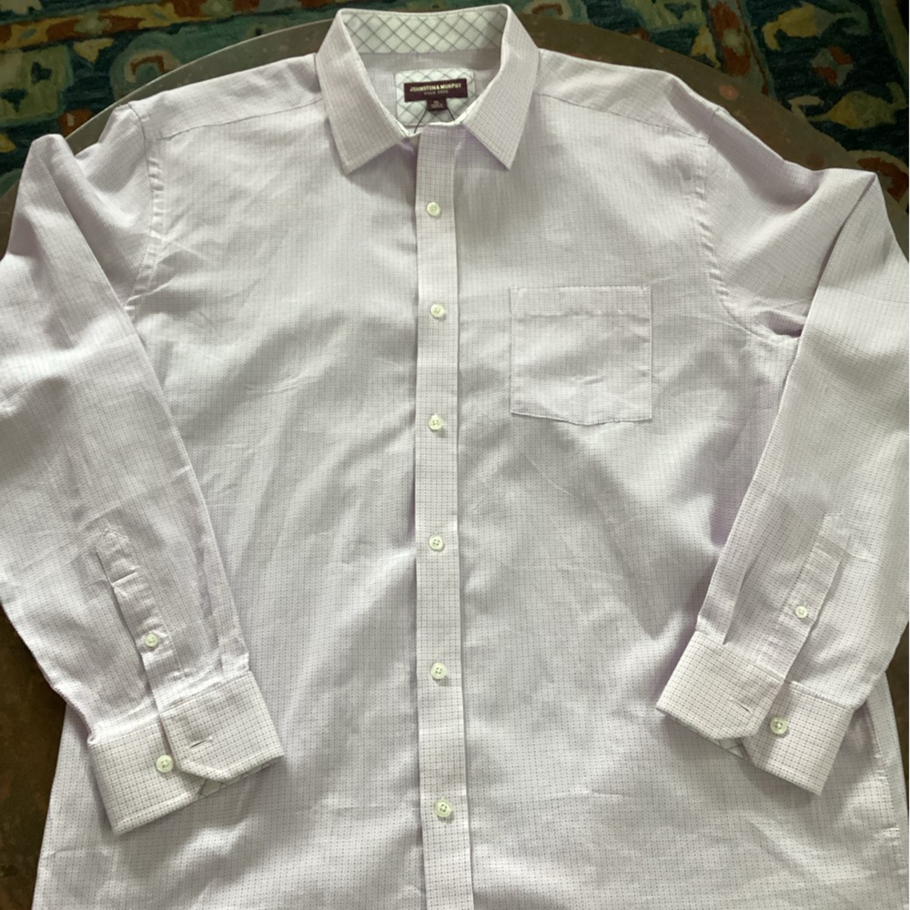 Johnston & Murphy Light Pink Dress Shirt